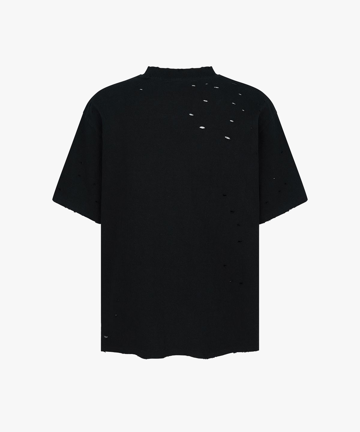 엔드릭스(EDLIX) Hole Leather Pixel Logo T-Shirt (Black)