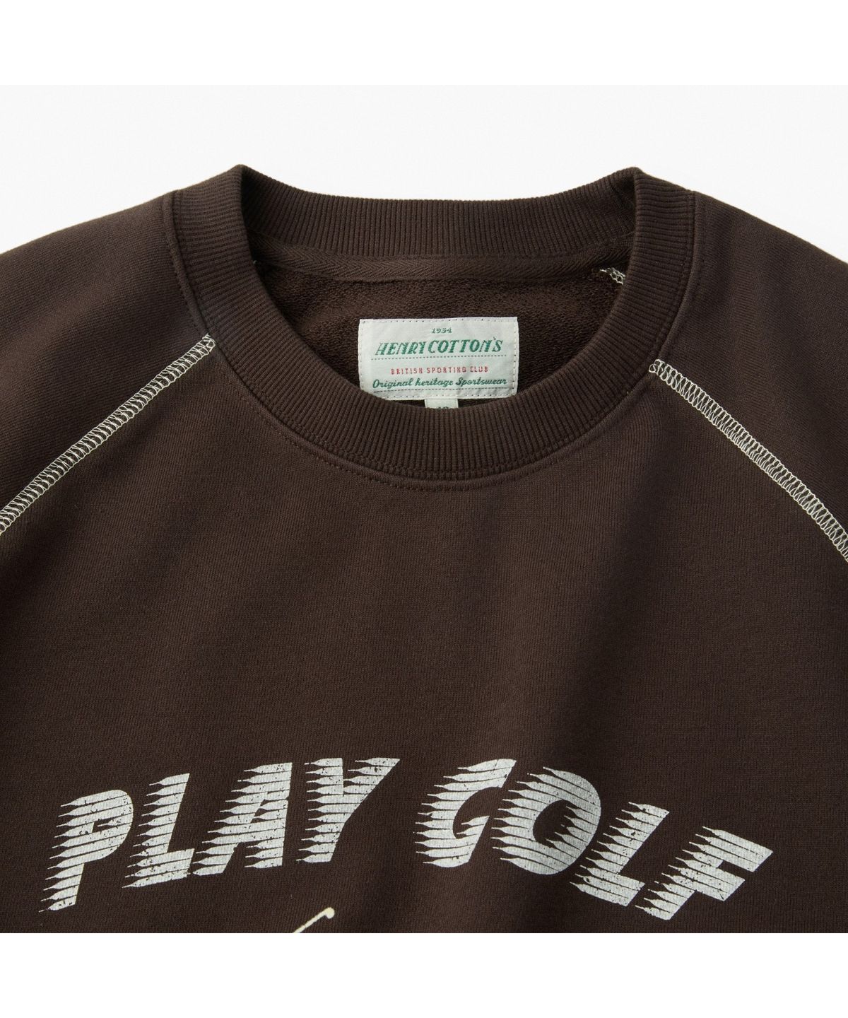 헨리코튼(HENRY COTTONS) [British Sporting Club] Artwork Sweat shirts ABTAM26601BRX