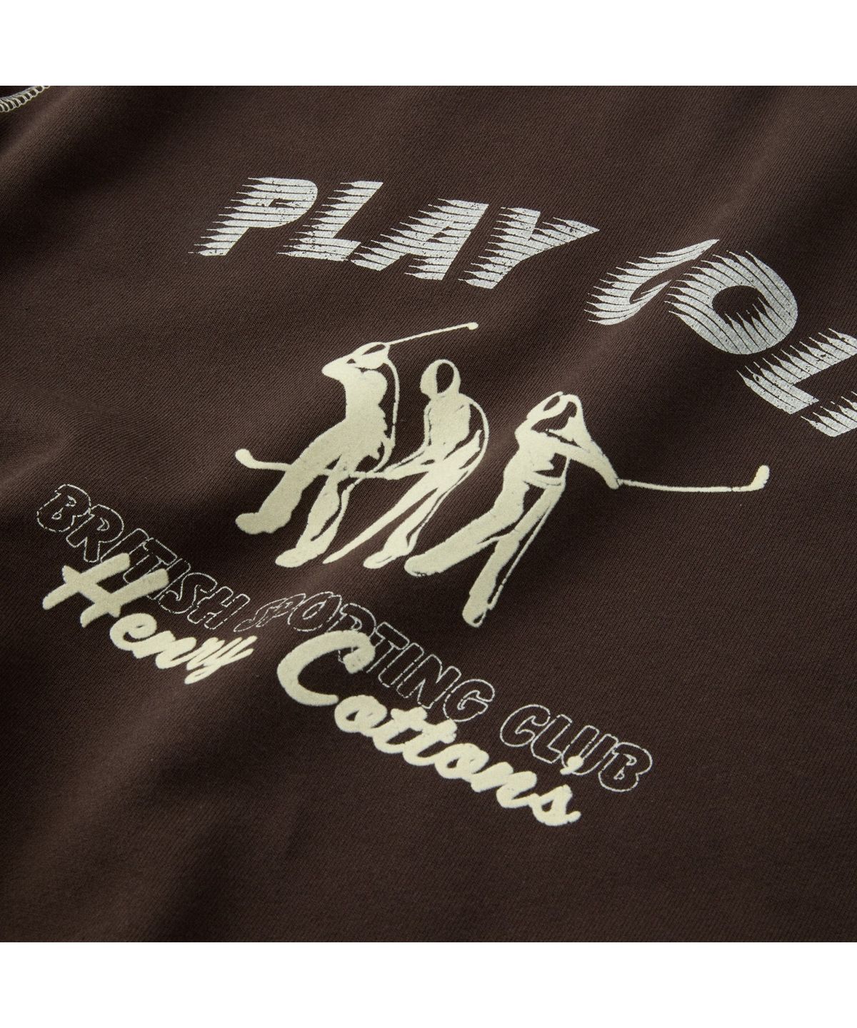헨리코튼(HENRY COTTONS) [British Sporting Club] Artwork Sweat shirts ABTAM26601BRX