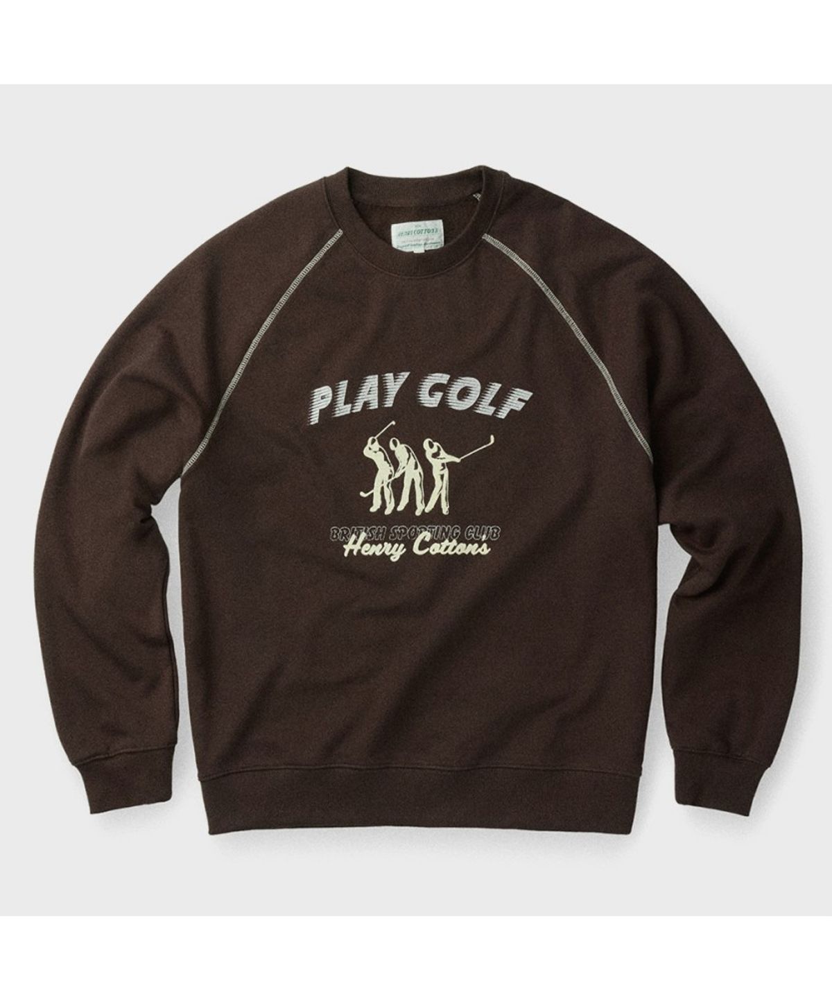 헨리코튼(HENRY COTTONS) [British Sporting Club] Artwork Sweat shirts ABTAM26601BRX