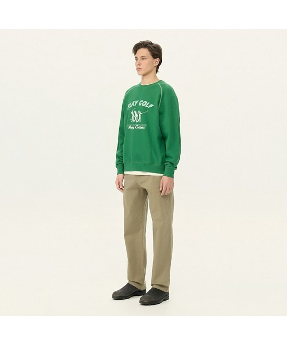 헨리코튼(HENRY COTTONS) [British Sporting Club] Artwork Sweat shirts ABTAM26601GRX