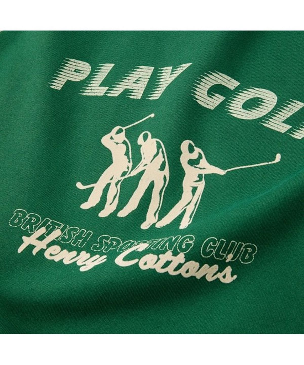 헨리코튼(HENRY COTTONS) [British Sporting Club] Artwork Sweat shirts ABTAM26601GRX