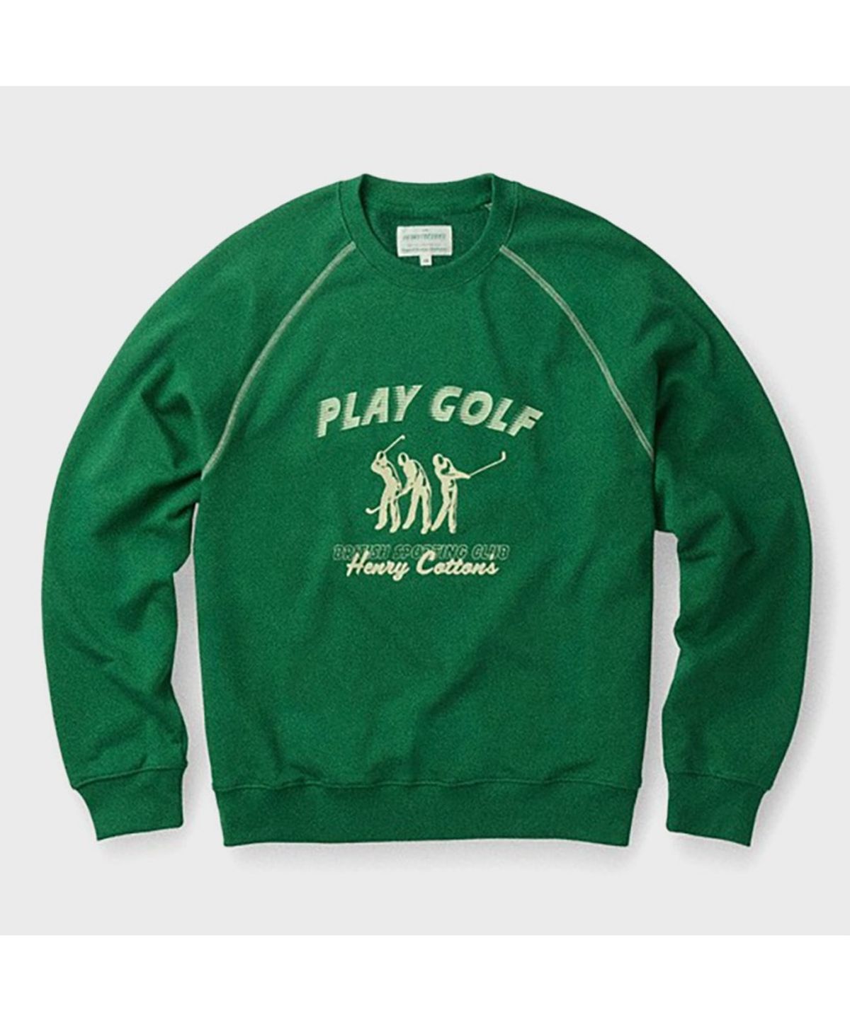 헨리코튼(HENRY COTTONS) [British Sporting Club] Artwork Sweat shirts ABTAM26601GRX