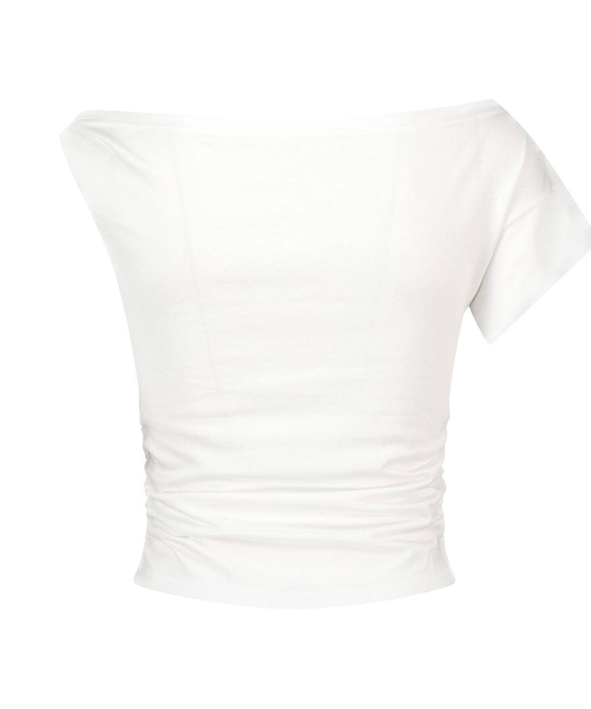 에즈이프 캘리(ASIF CALIE) TWIST UNBALANCE LETTERING T-SHIRT WHITE