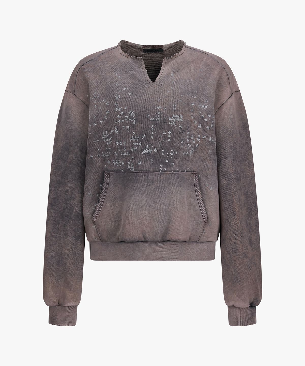 엔드릭스(EDLIX) Starring Fade Sweatshirt (Charcoal)