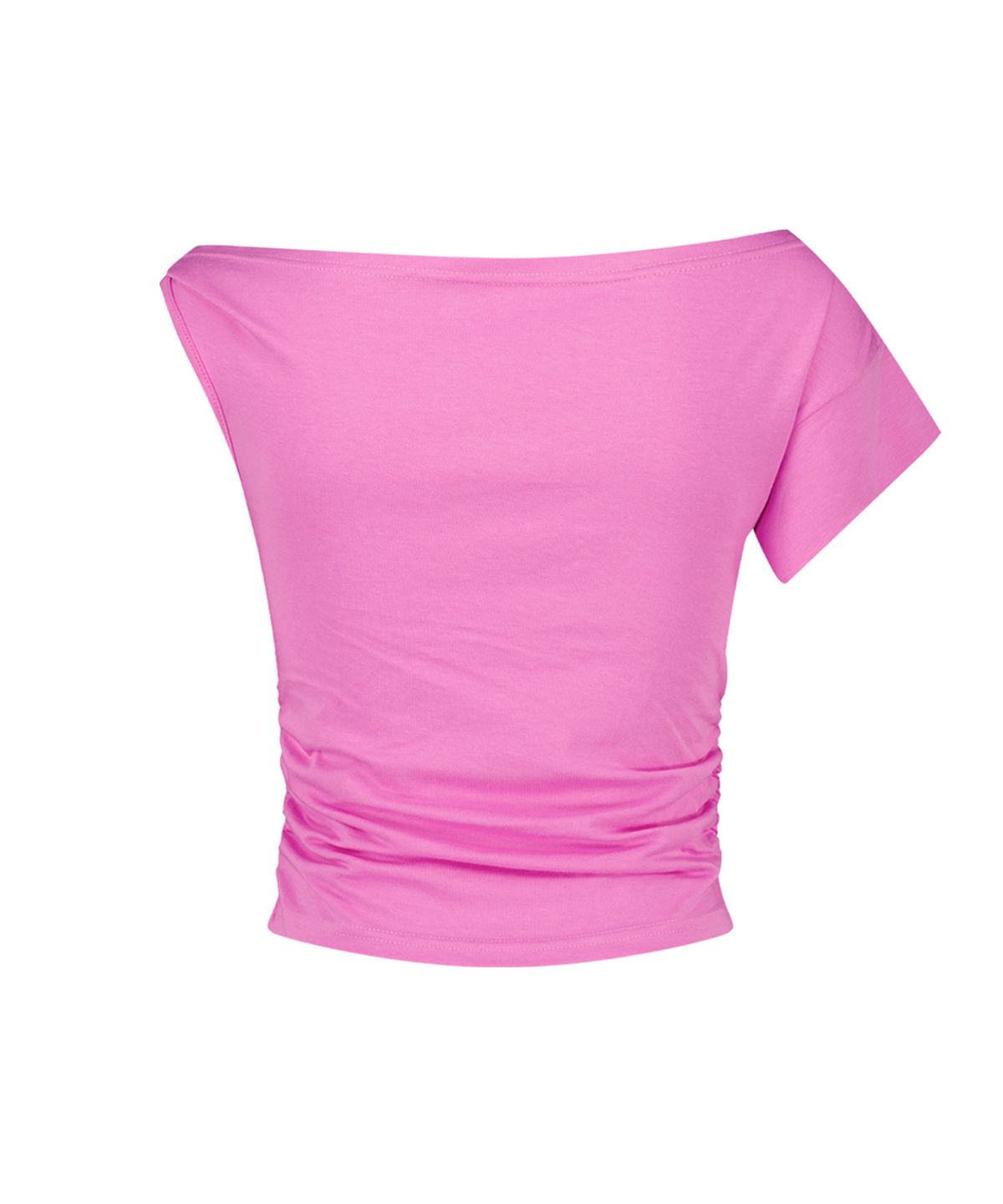 에즈이프 캘리(ASIF CALIE) TWIST UNBALANCE LETTERING T-SHIRT PINK