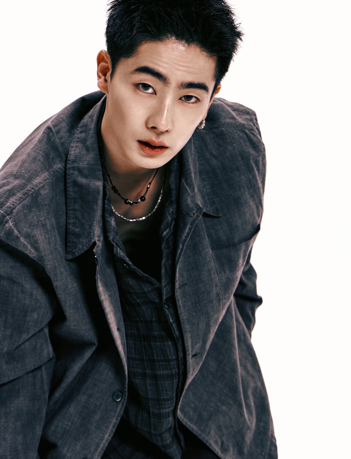 엔드릭스(EDLIX) Starring Luna Surface Linen Shirt (Black)
