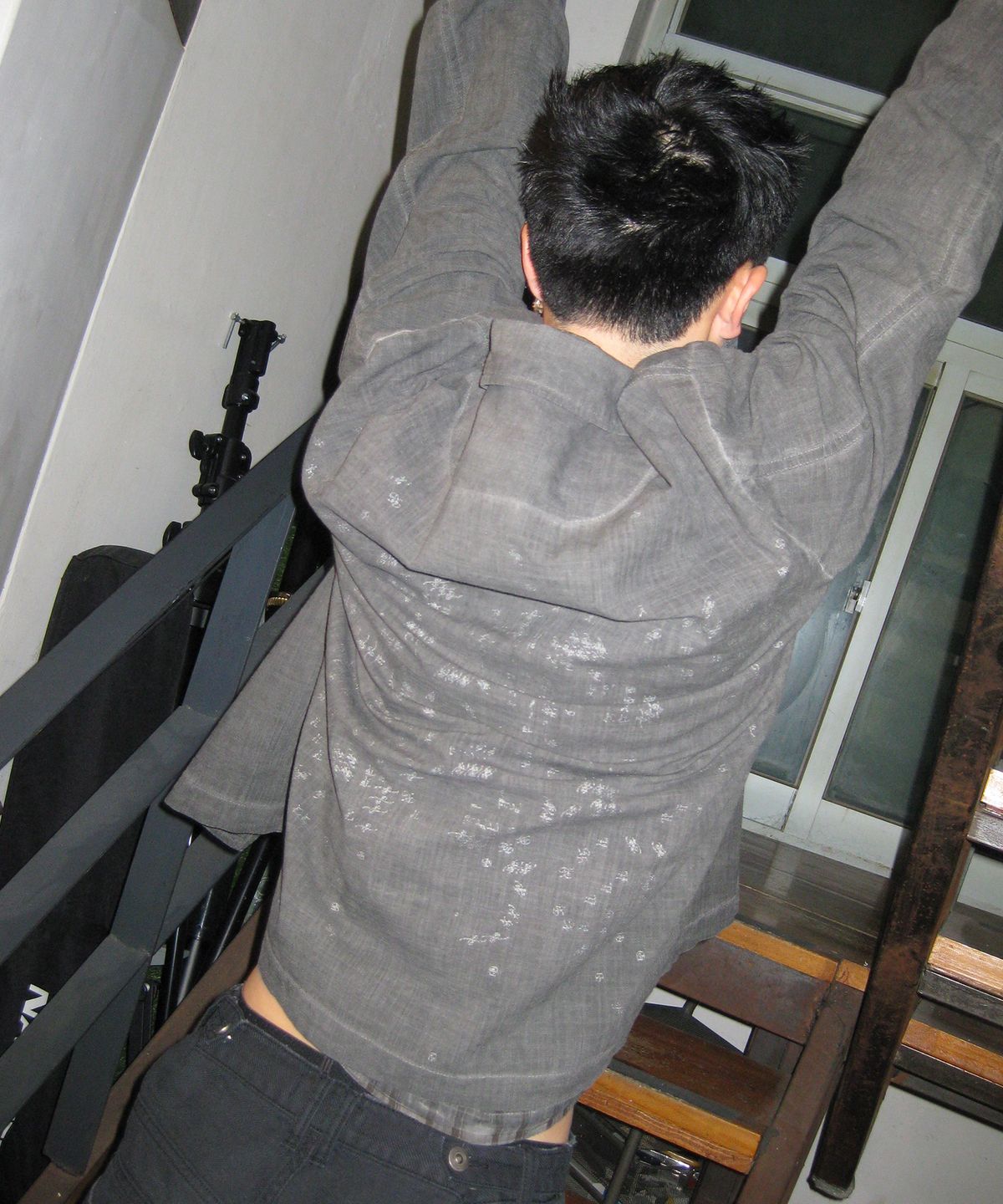 엔드릭스(EDLIX) Starring Luna Surface Linen Shirt (Black)