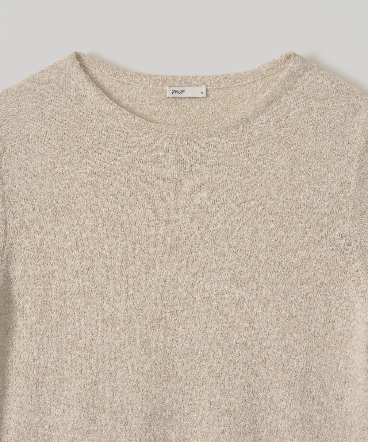 어나더오피스 우먼(ANOTHER OFFICE WOMEN) W. Basque Pullover (Light Beige)