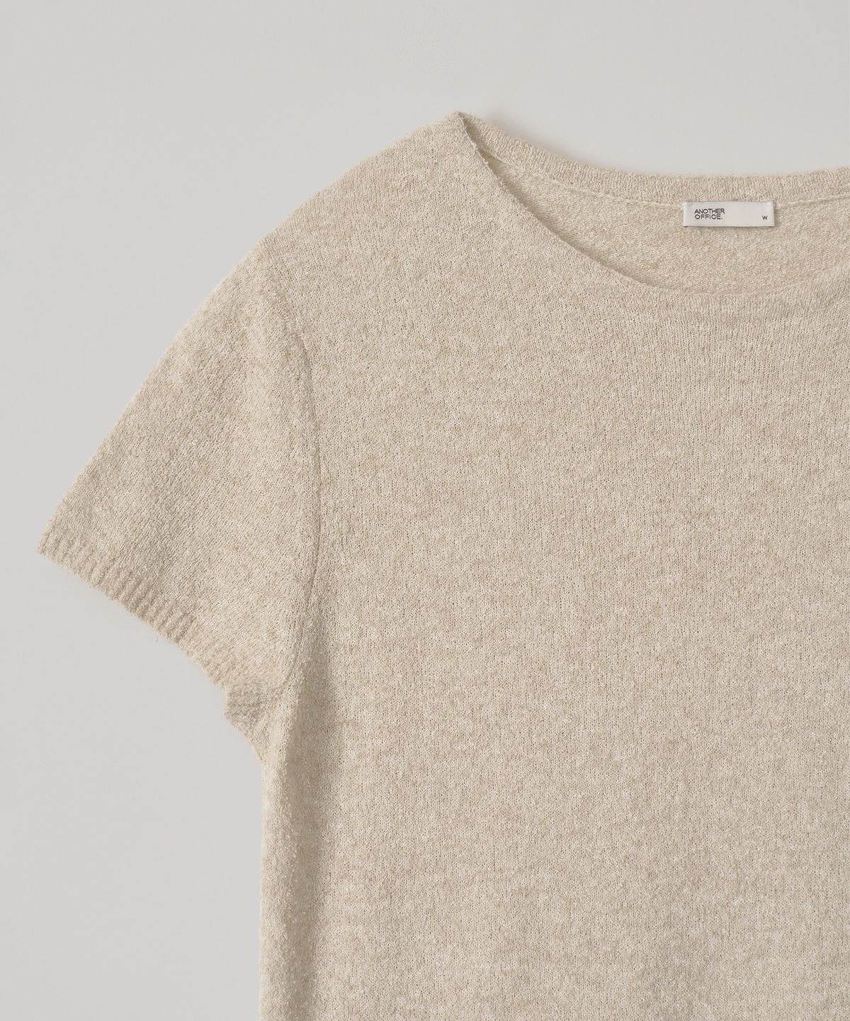 어나더오피스 우먼(ANOTHER OFFICE WOMEN) W. Basque Pullover (Light Beige)