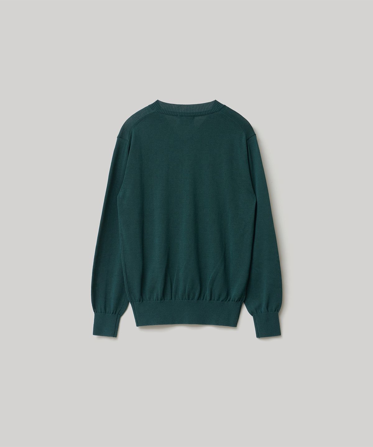 어나더오피스 우먼(ANOTHER OFFICE WOMEN) W. Current Silk V-neck Knit (Forest)