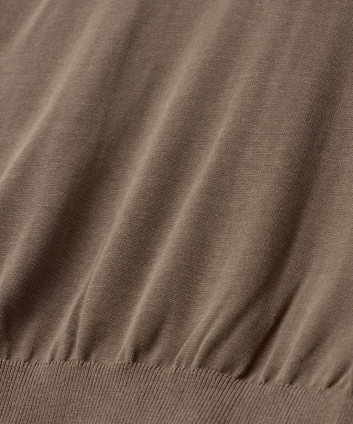 어나더오피스 우먼(ANOTHER OFFICE WOMEN) W. Current Silk V-neck Knit (Mild Brown)