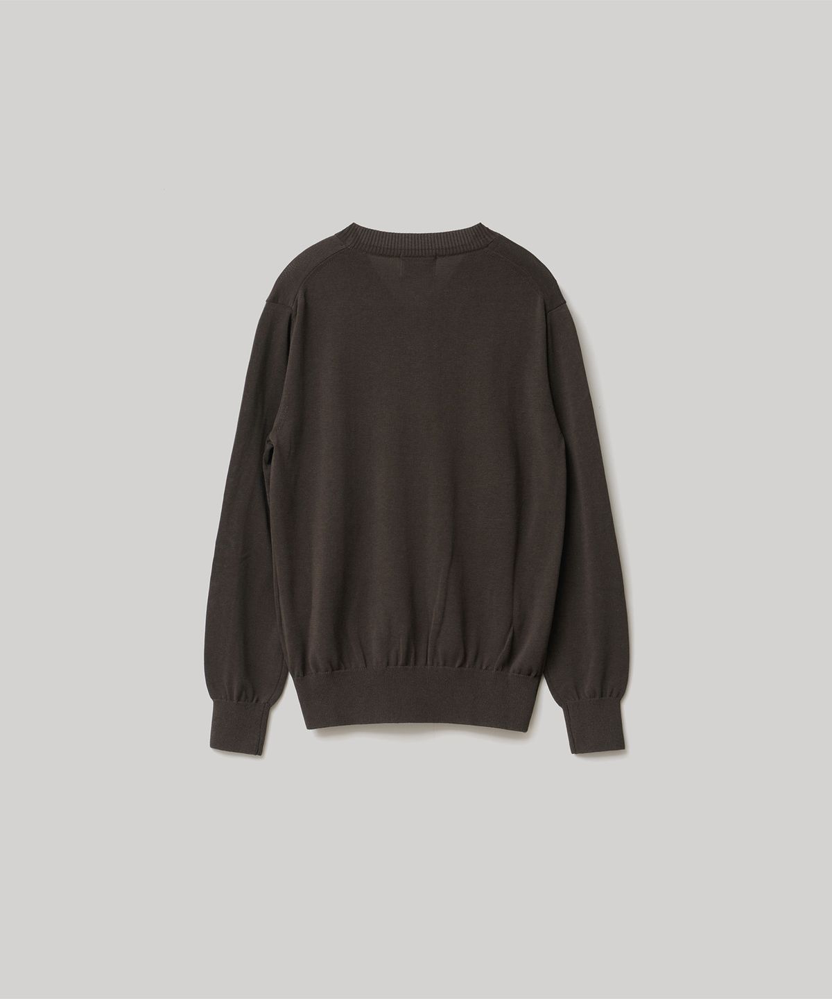 어나더오피스 우먼(ANOTHER OFFICE WOMEN) W. Current Silk V-neck Knit (Pewter)