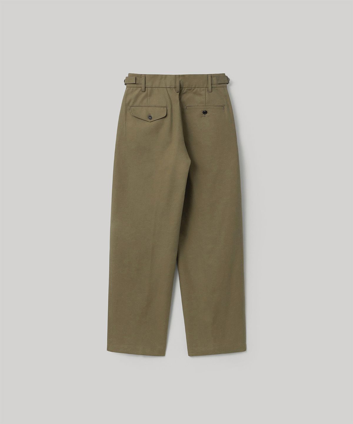 어나더오피스 우먼(ANOTHER OFFICE WOMEN) W. Santiago Chino Pants Flexible (Deep Khaki)