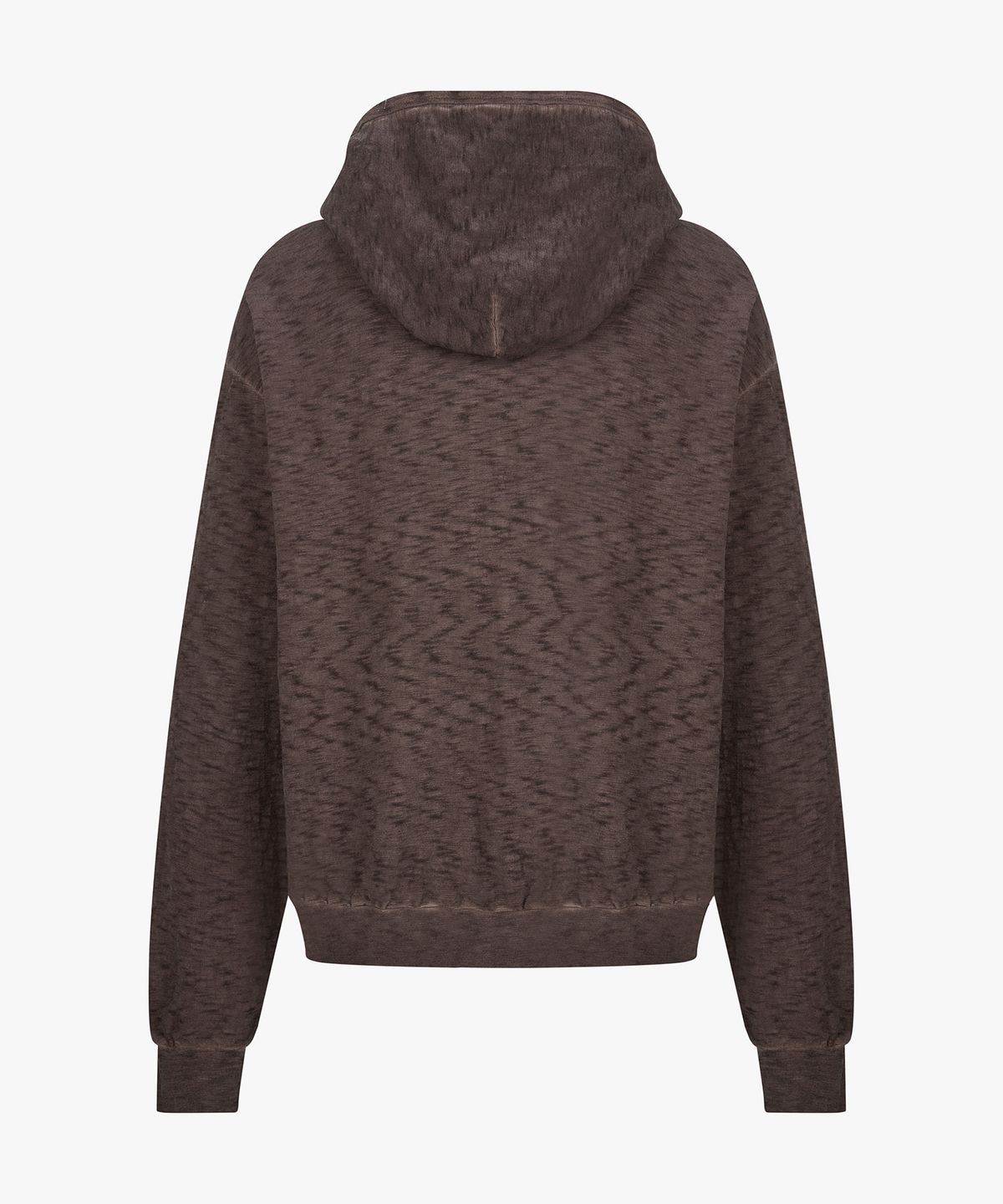 엔드릭스(EDLIX) Surface Slub Dyed Exposed-Zip Up Hoodie (Brown)