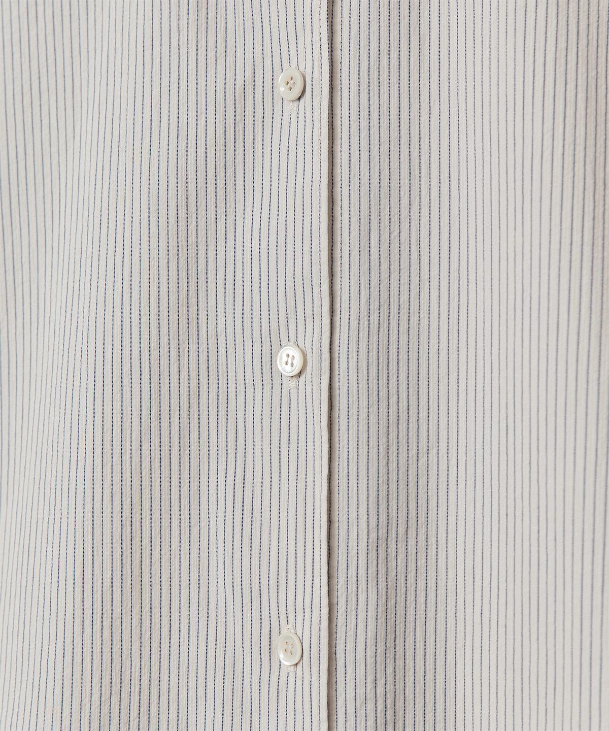 어나더오피스 우먼(ANOTHER OFFICE WOMEN) W. Voile Oversized Shirt (Milk-Stripe)