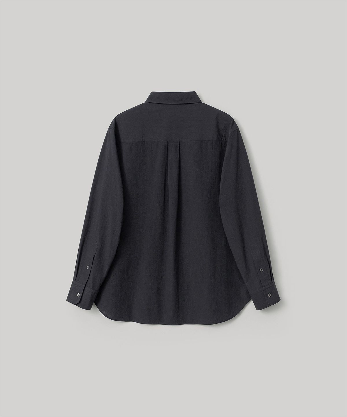 어나더오피스 우먼(ANOTHER OFFICE WOMEN) W. Voile Oversized Shirt (Black-Stripe)