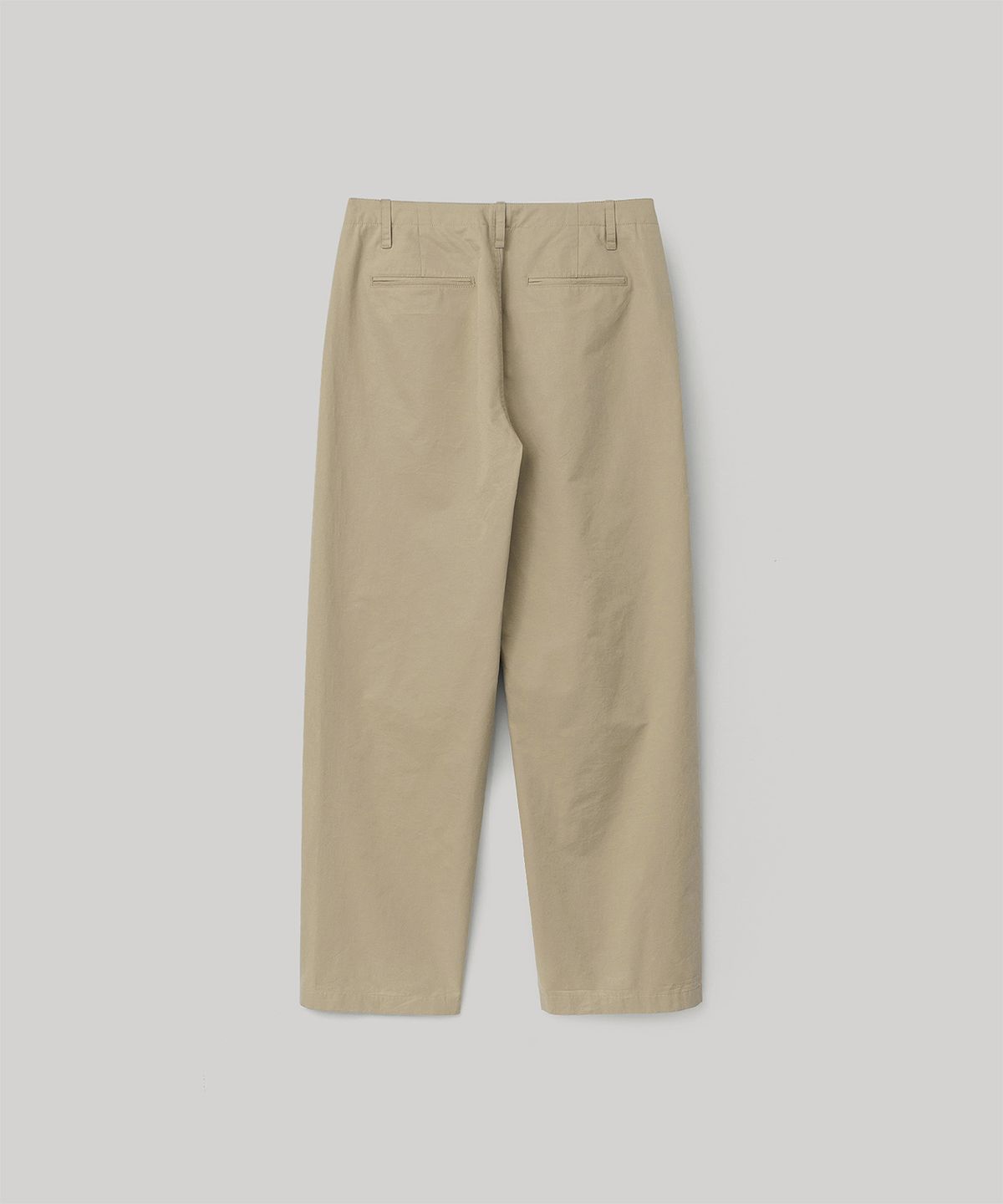 어나더오피스 우먼(ANOTHER OFFICE WOMEN) W. Peachskin Curved Pants (Light Khaki)