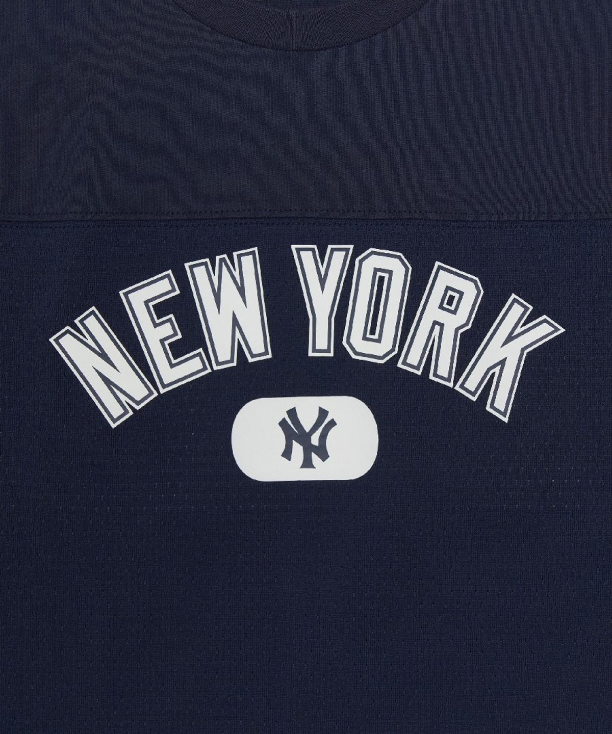 엠엘비 키즈(MLB KIDS) 스트릿 베이직 메쉬 레터링 티셔츠 NY (D.Navy)
