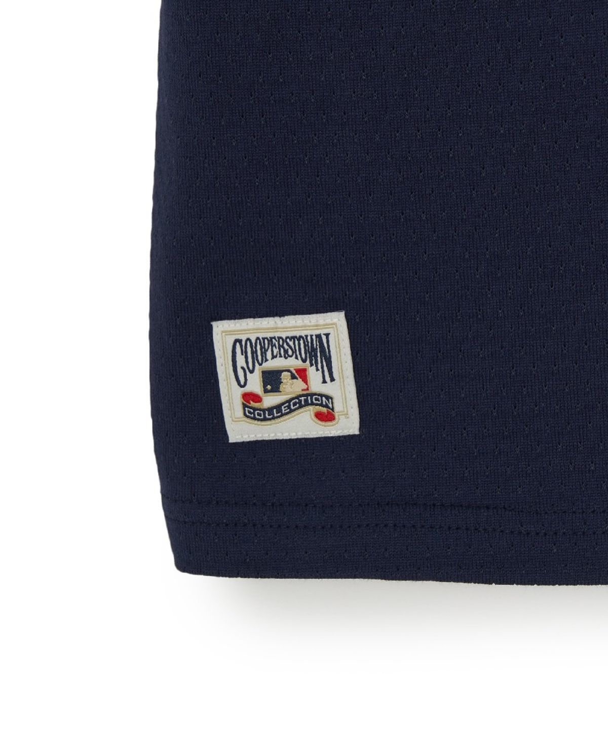 엠엘비 키즈(MLB KIDS) 스트릿 베이직 메쉬 레터링 티셔츠 NY (D.Navy)