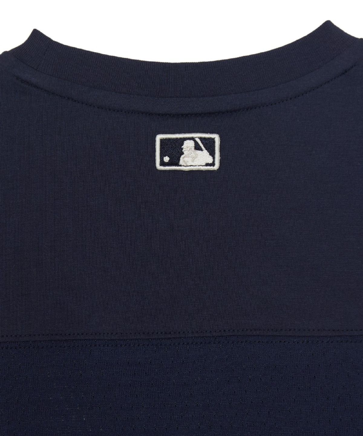 엠엘비 키즈(MLB KIDS) 스트릿 베이직 메쉬 레터링 티셔츠 NY (D.Navy)