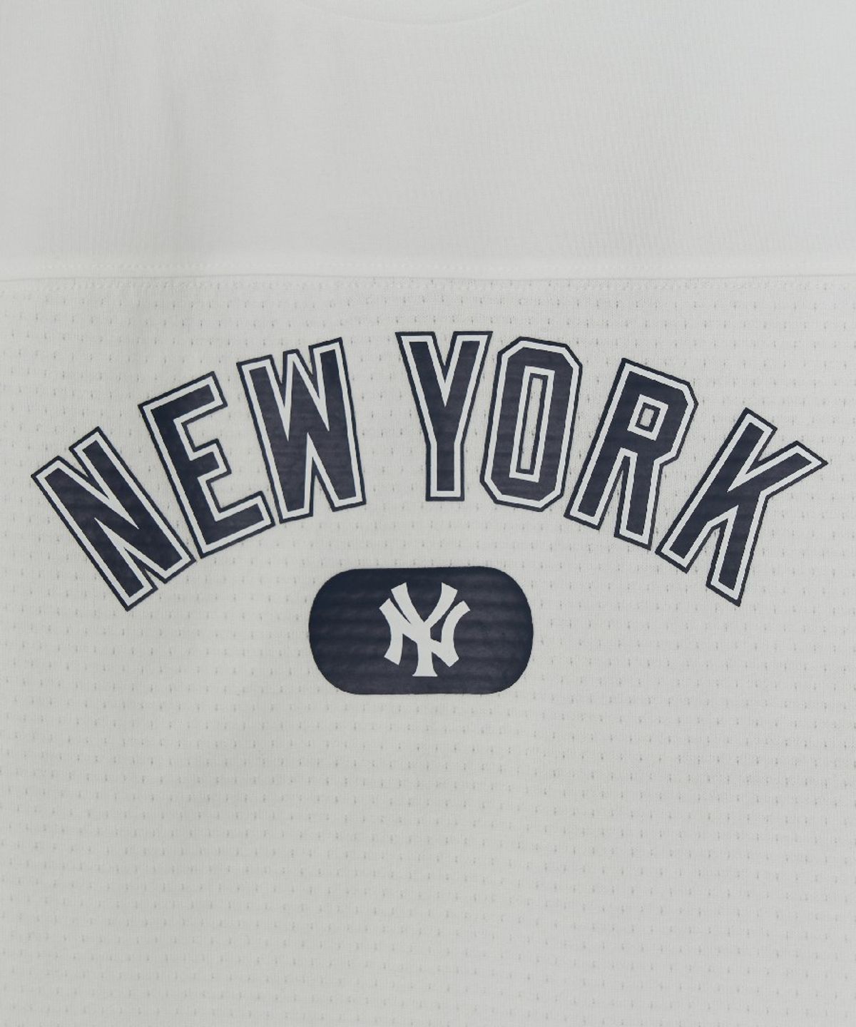 엠엘비 키즈(MLB KIDS) 스트릿 베이직 메쉬 레터링 티셔츠 NY (White)