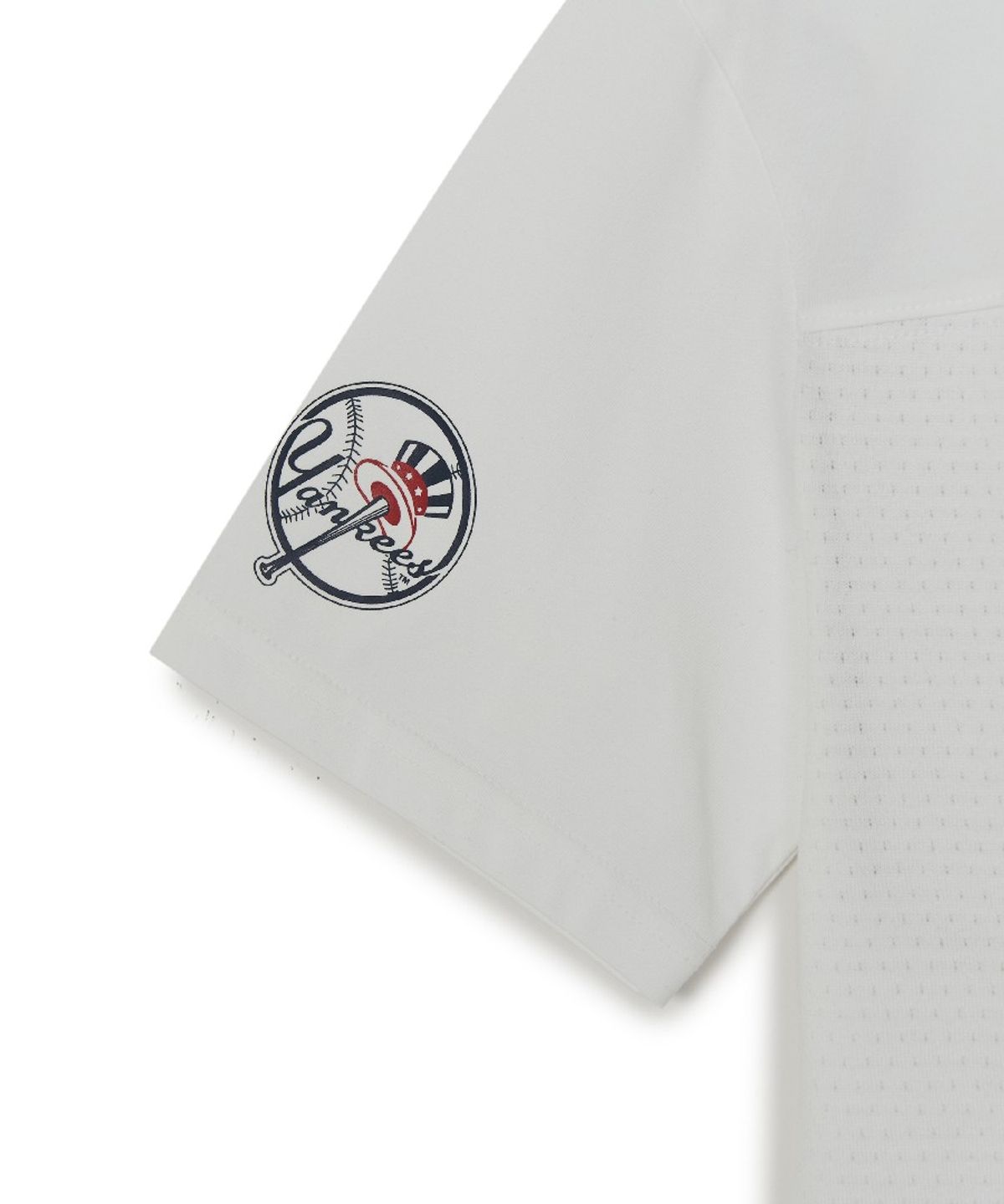 엠엘비 키즈(MLB KIDS) 스트릿 베이직 메쉬 레터링 티셔츠 NY (White)