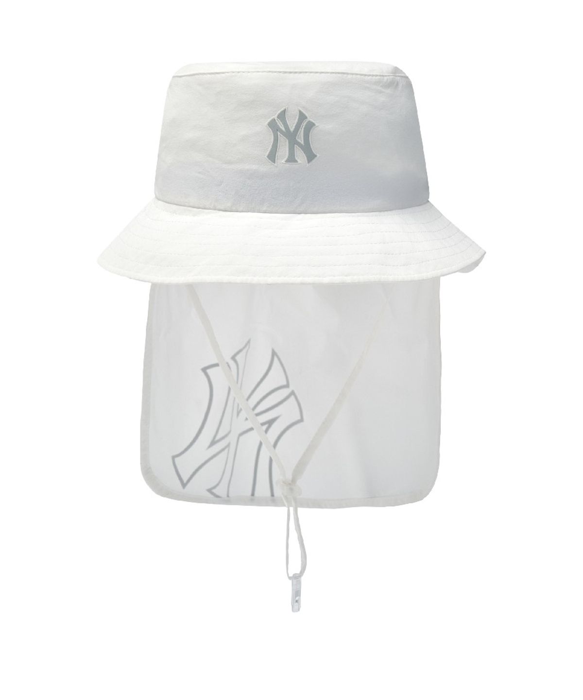 엠엘비 키즈(MLB KIDS) 쿨필드 경량 플랩 버킷햇 NY (White)