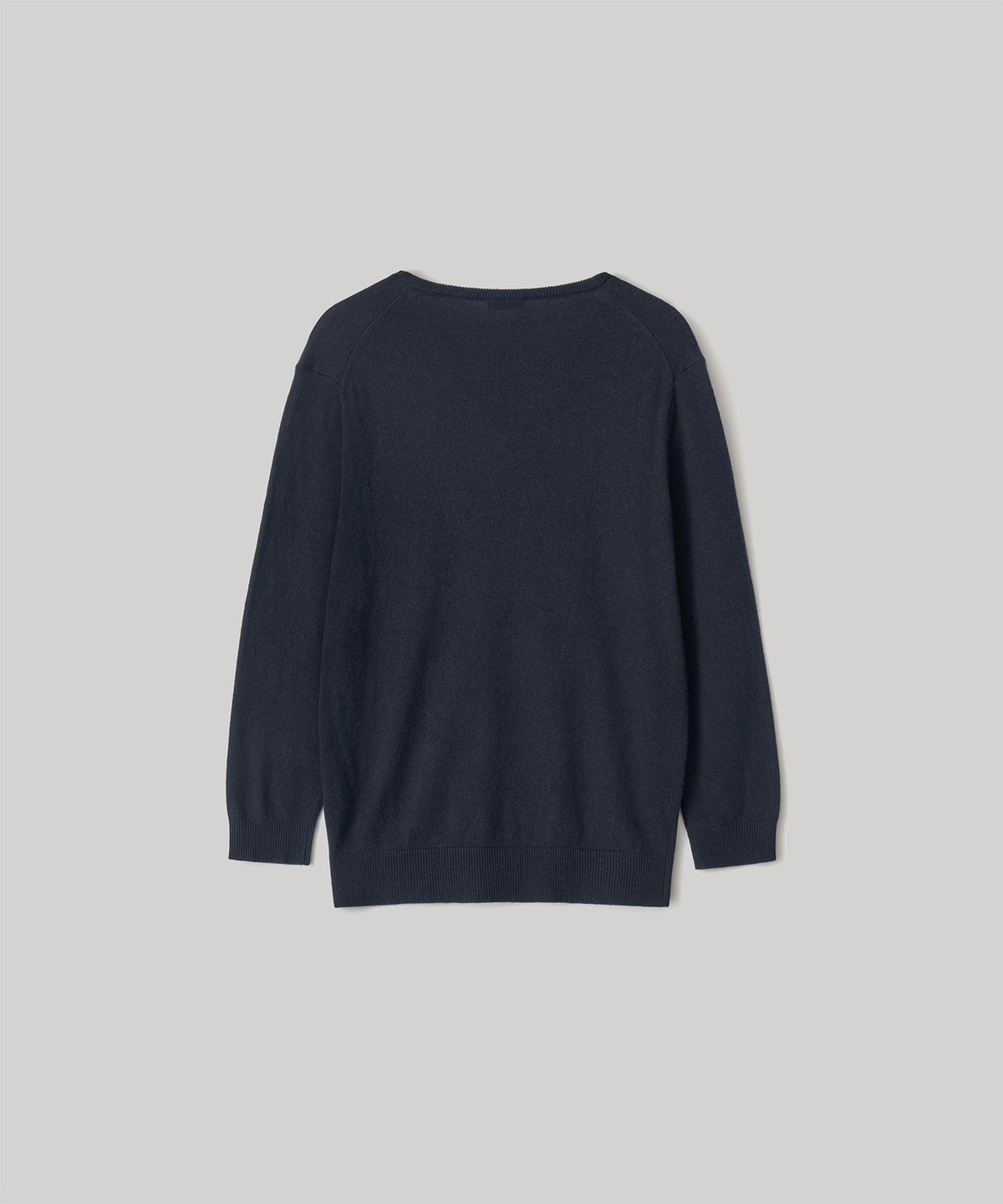 어나더오피스 우먼(ANOTHER OFFICE WOMEN) W. V-Neck Solid Knit (Navy)
