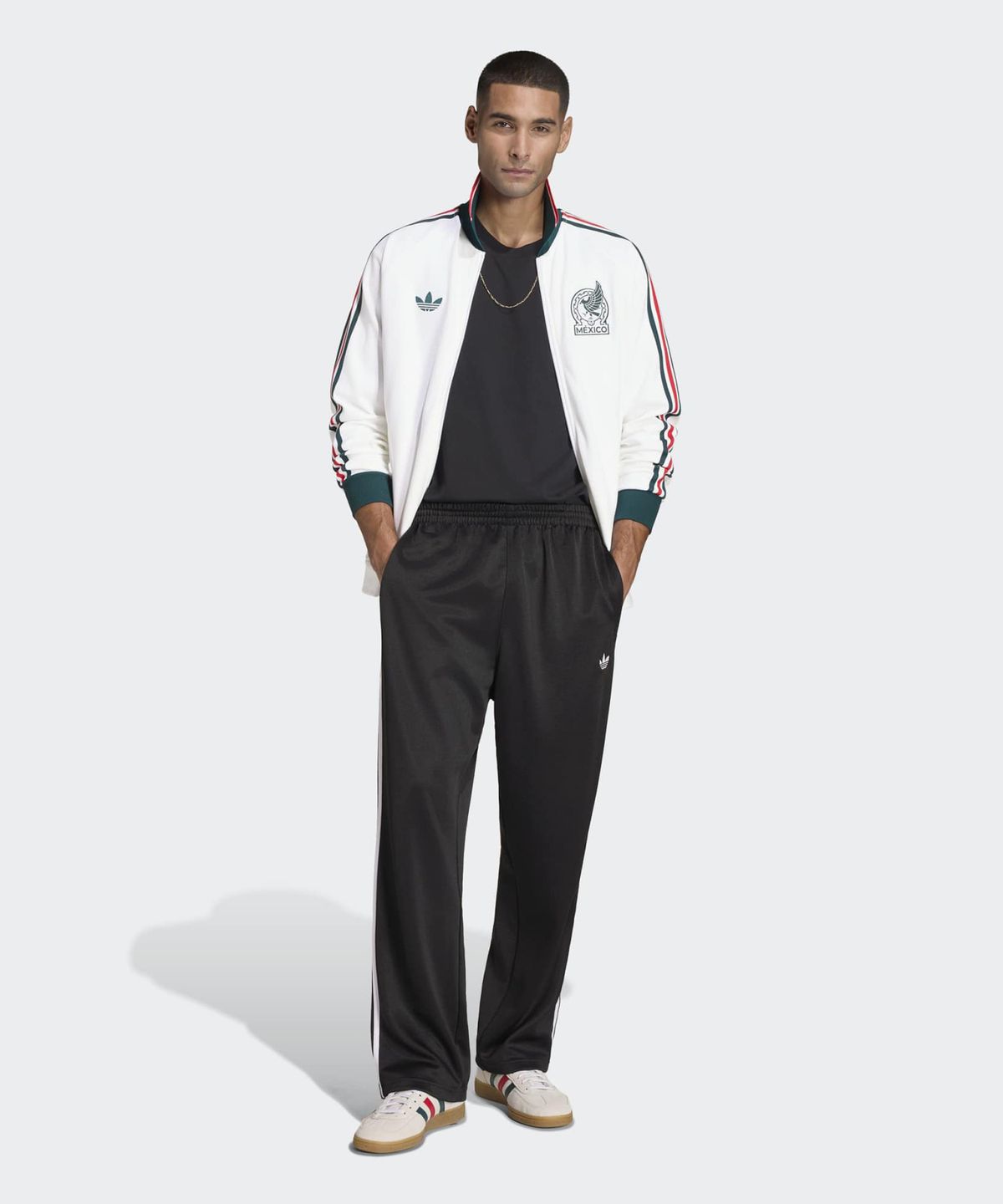 아디다스(ADIDAS) 멕시코 어웨이 앤썸 재킷 - 화이트 / JZ6462