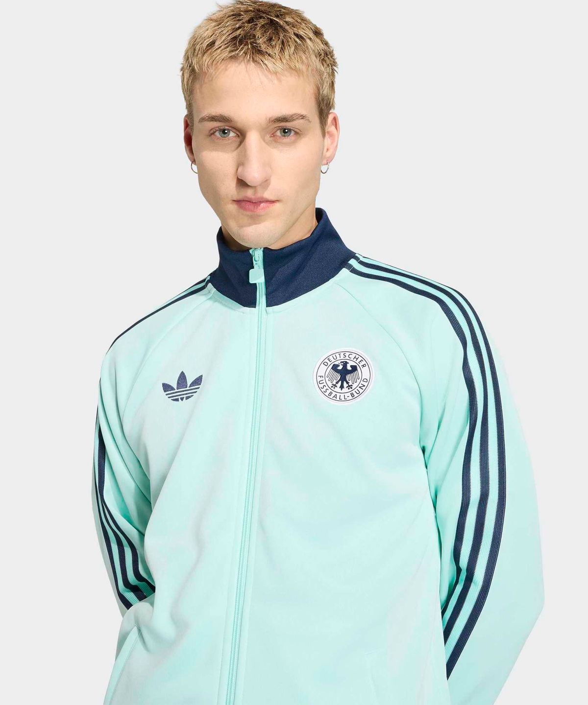 아디다스(ADIDAS) 독일 트랙탑 - 민트 / JZ9340