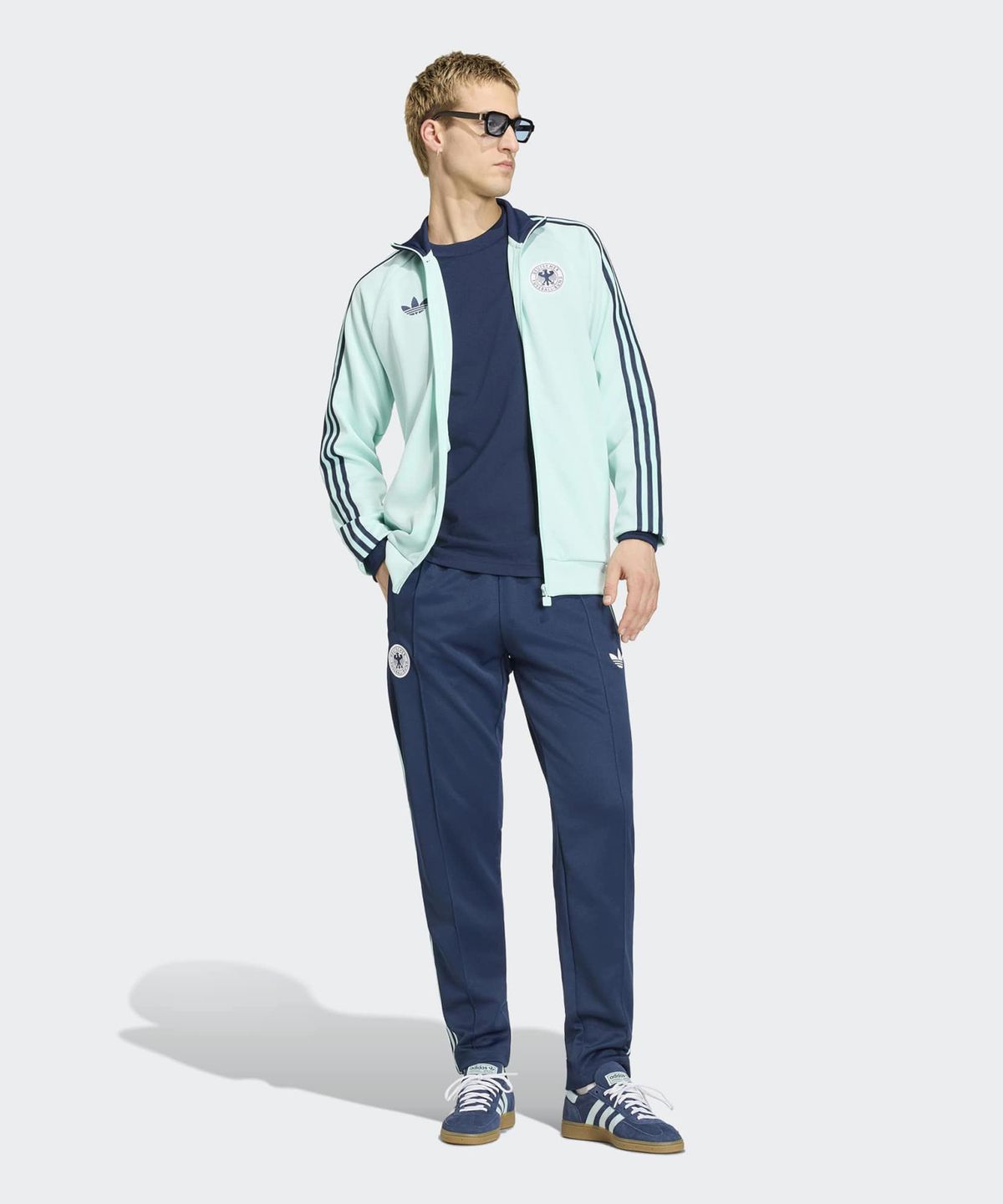아디다스(ADIDAS) 독일 트랙탑 - 민트 / JZ9340