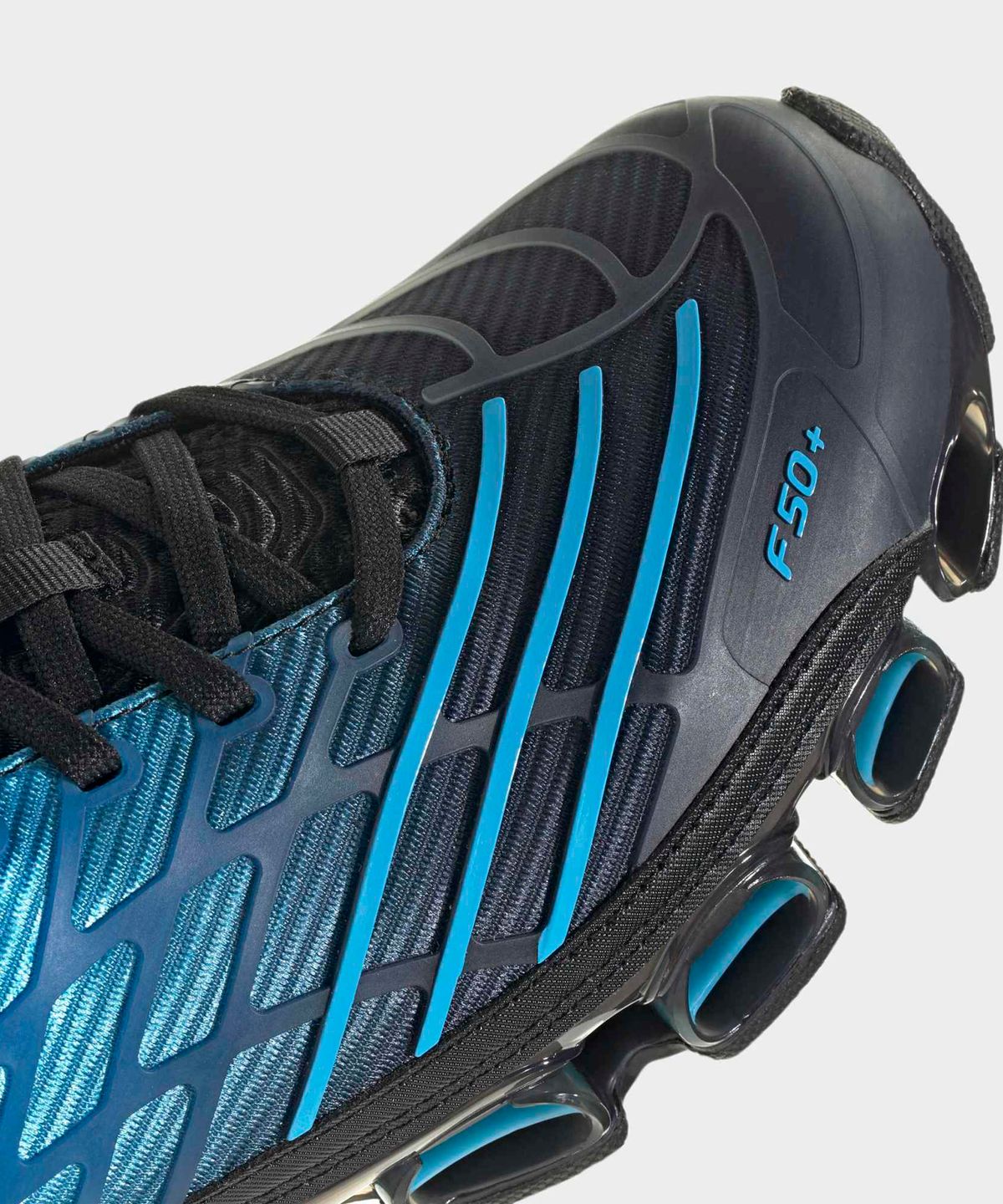 아디다스(ADIDAS) 메가라이드 F50 - 블랙:루시드아쿠아마린 / KJ4419
