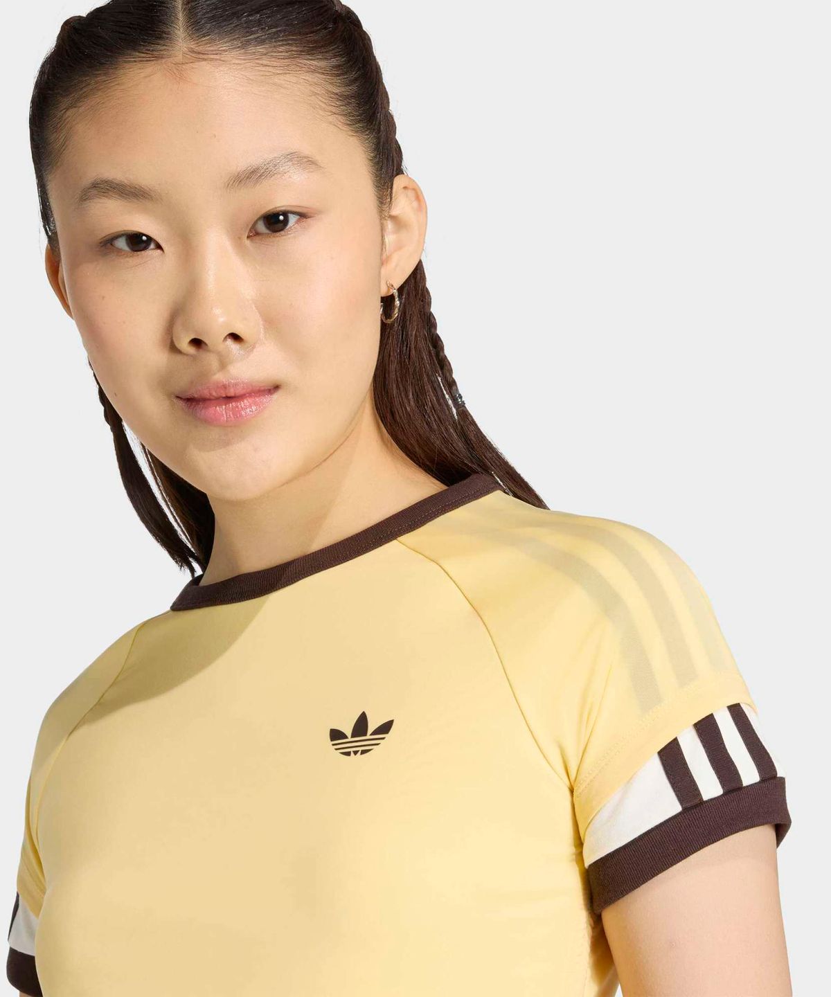 아디다스(ADIDAS) 더블 레이어드 캘리 티 - 오렌지틴트 / KW4526