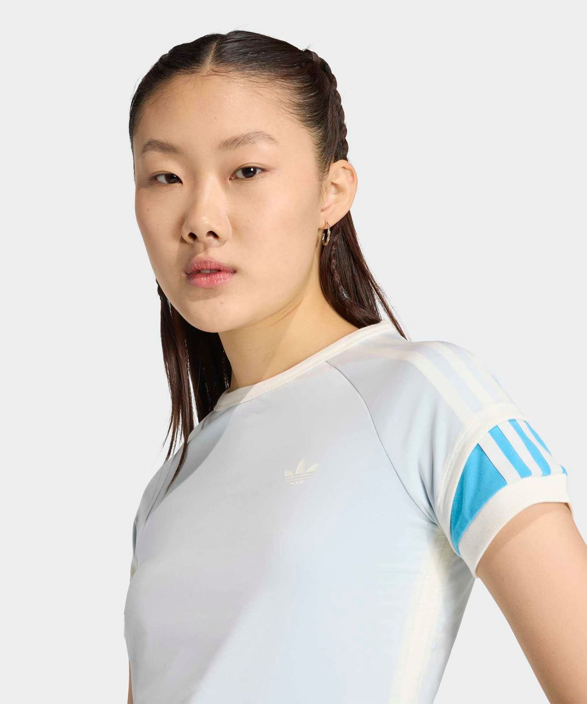 아디다스(ADIDAS) 더블 레이어드 캘리 티 - 화이트 / KW4527