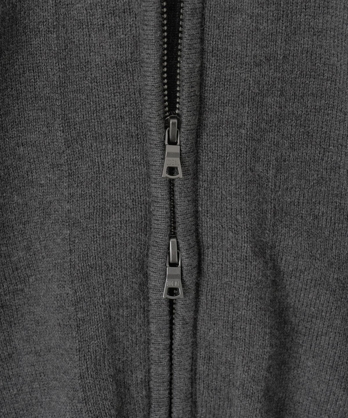 어나더오피스 우먼(ANOTHER OFFICE WOMEN) W. Aviator Knit Blouson (Charcoal)