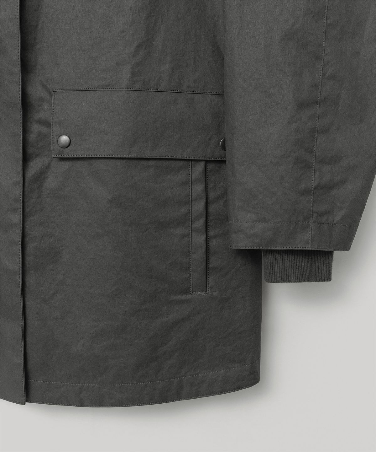 어나더오피스 우먼(ANOTHER OFFICE WOMEN) W. Neo British Half Coat (Carbon)