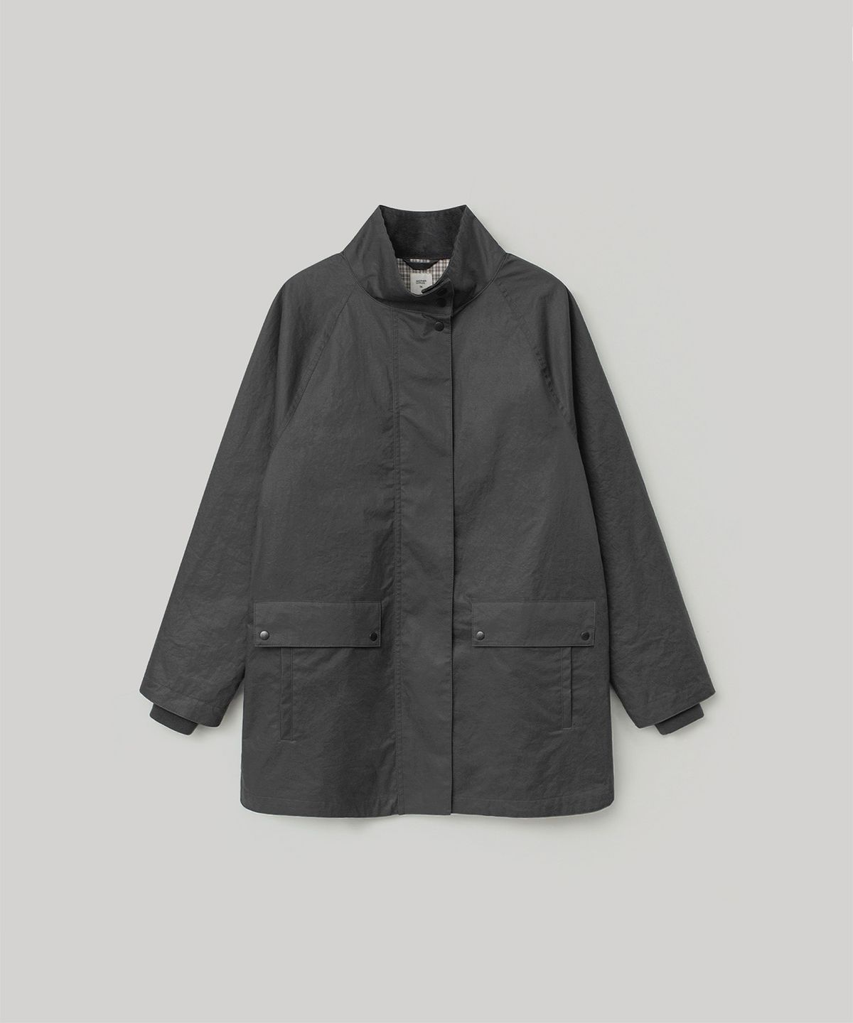 어나더오피스 우먼(ANOTHER OFFICE WOMEN) W. Neo British Half Coat (Carbon)