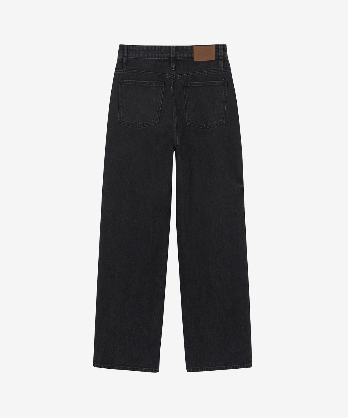 유지(YUJI) DOMINGO WASHED DENIM PANTS BLACK