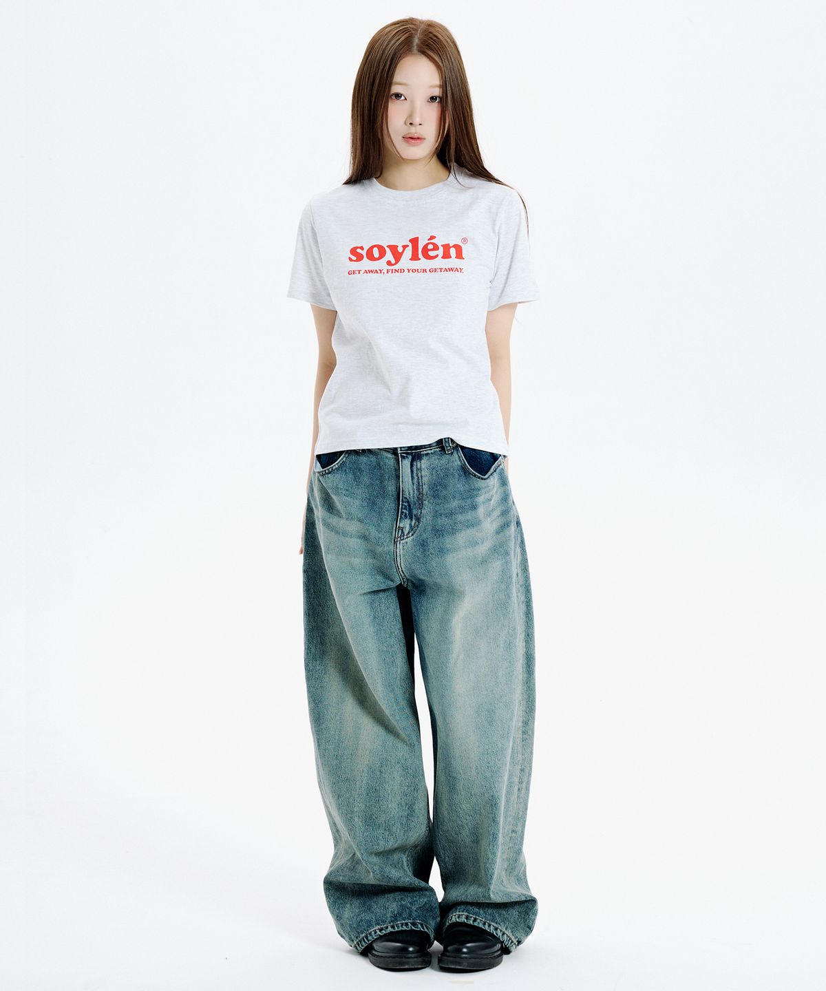소이렌(SOYLEN) 플레이풀 로고 크롭 티 (3 Color)