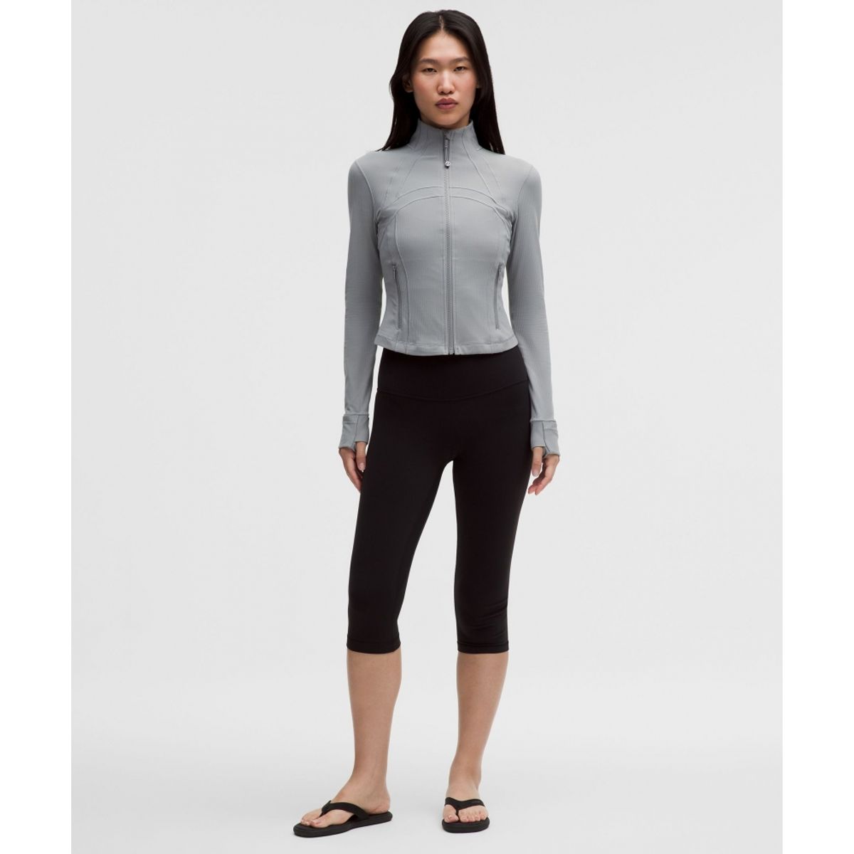 룰루레몬(LULULEMON) 디파인 크롭 재킷 *리브드 Nulu  FEGY