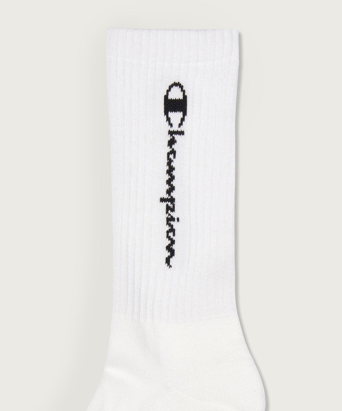 챔피온(CHAMPION) [3pack] 스크립트 크루 삭스 White