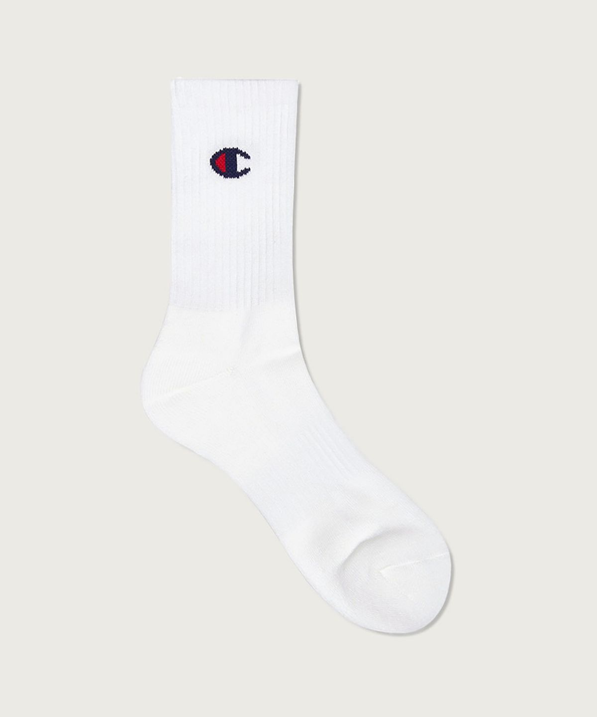 챔피온(CHAMPION) [3pack] C로고 크루 삭스 White