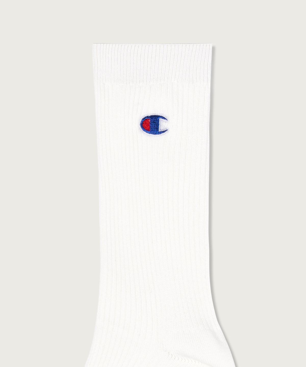 챔피온(CHAMPION) [3pack] C패치 크루 삭스 White