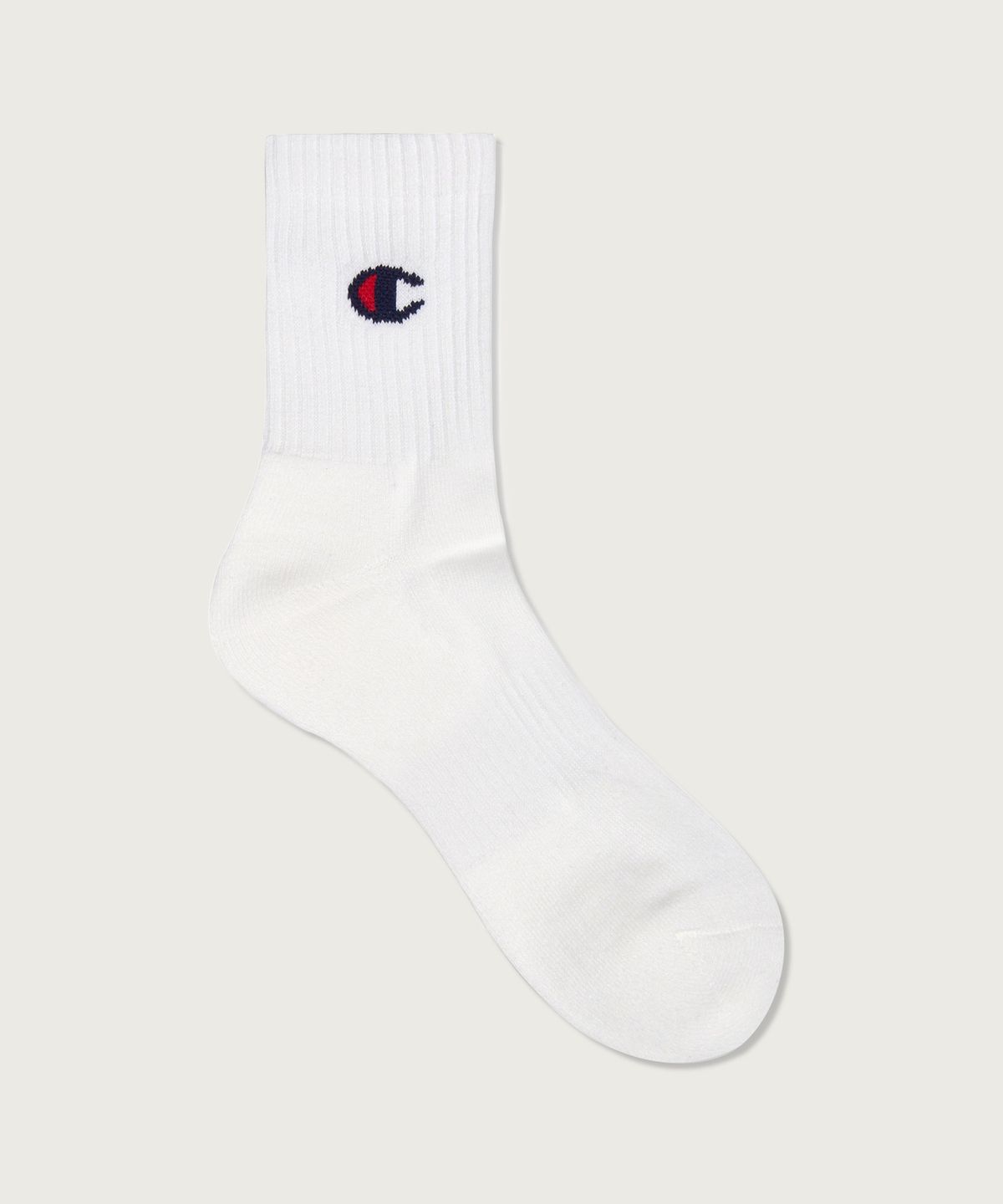 챔피온(CHAMPION) [3pack] C로고 미드 삭스 White