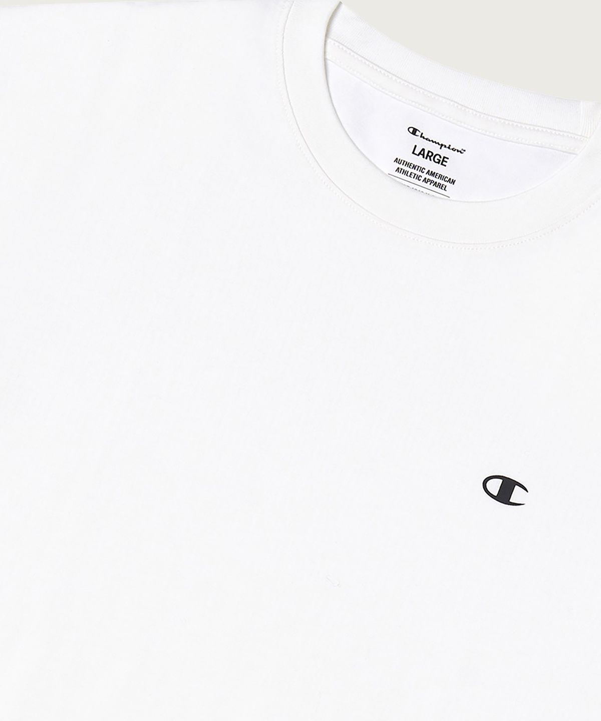 챔피온(CHAMPION) [2pack] 릴렉스핏 크루넥 쿨 티셔츠 White/White