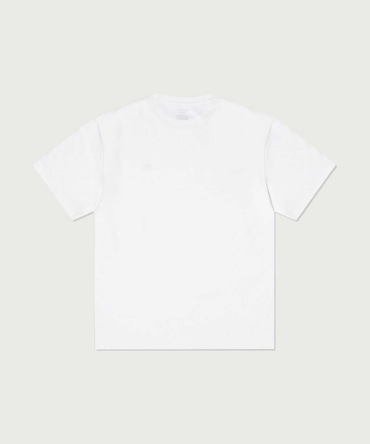 챔피온(CHAMPION) [2pack] 릴렉스핏 크루넥 쿨 티셔츠 White/Navy