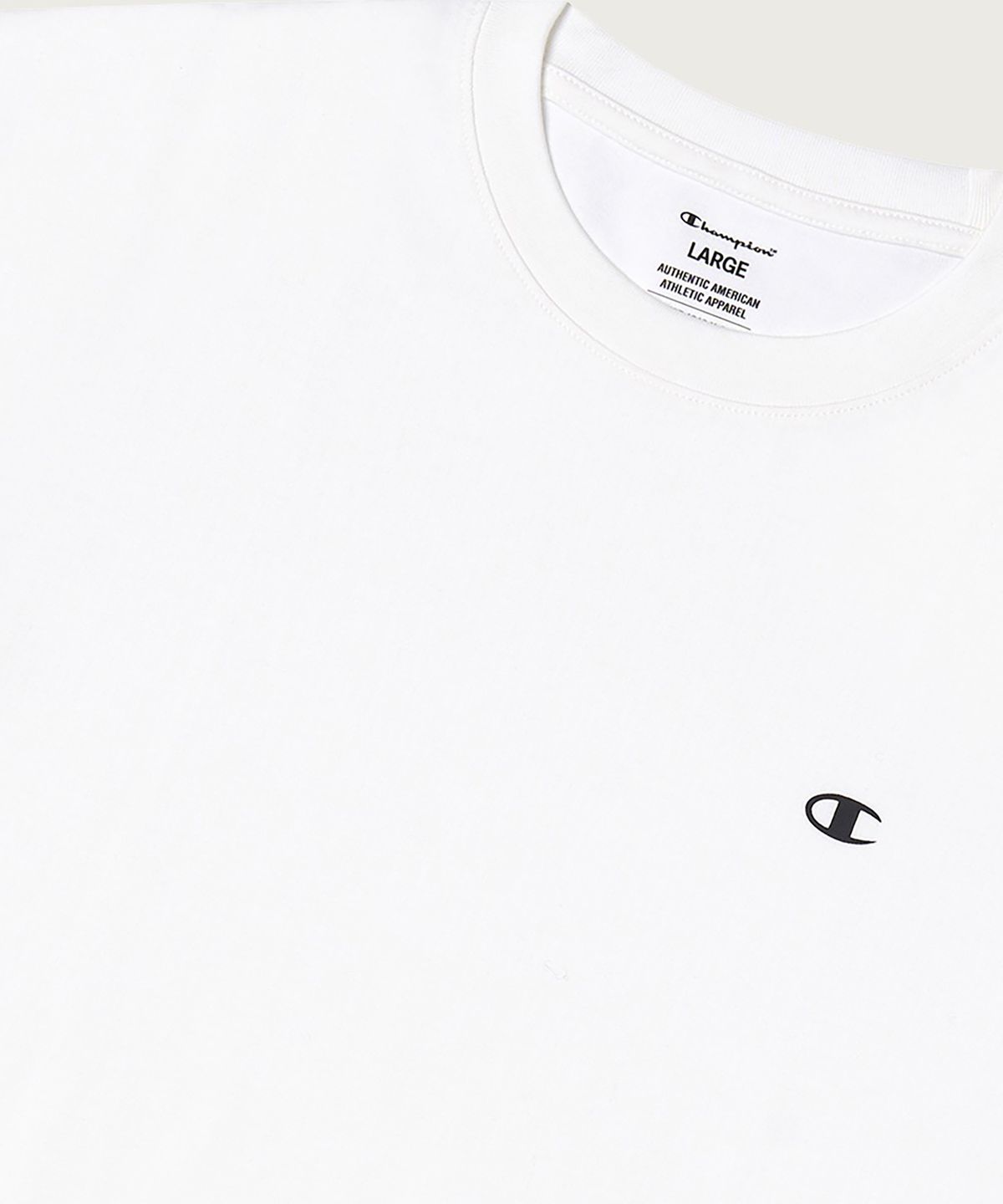 챔피온(CHAMPION) [2pack] 릴렉스핏 크루넥 쿨 티셔츠 White/Navy