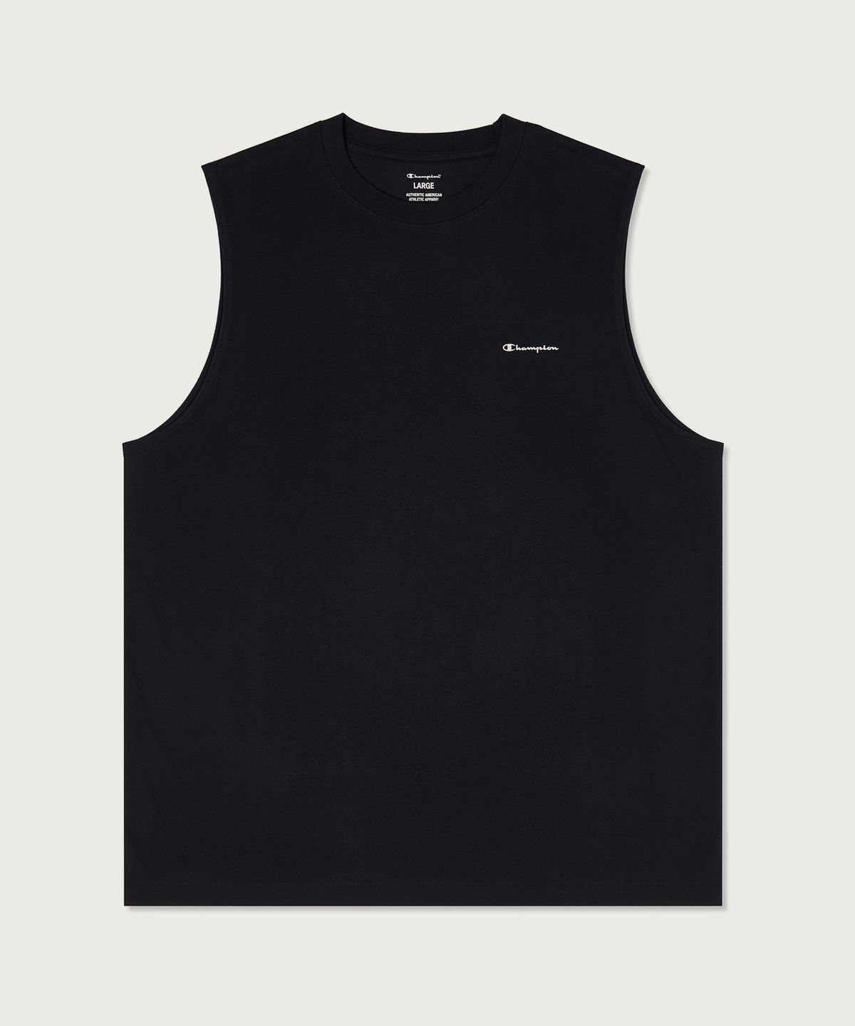 챔피온(CHAMPION) [2pack] 릴렉스핏 크루넥 쿨 슬리브리스 White/Navy