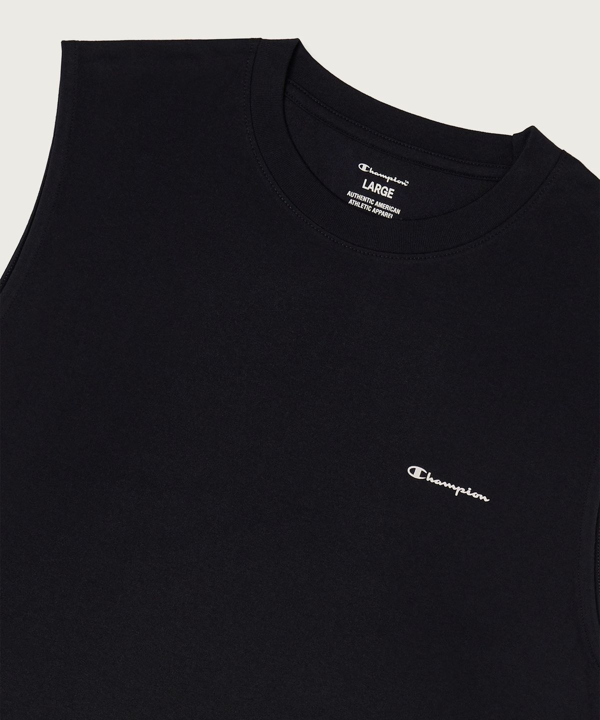 챔피온(CHAMPION) [2pack] 릴렉스핏 크루넥 쿨 슬리브리스 White/Navy